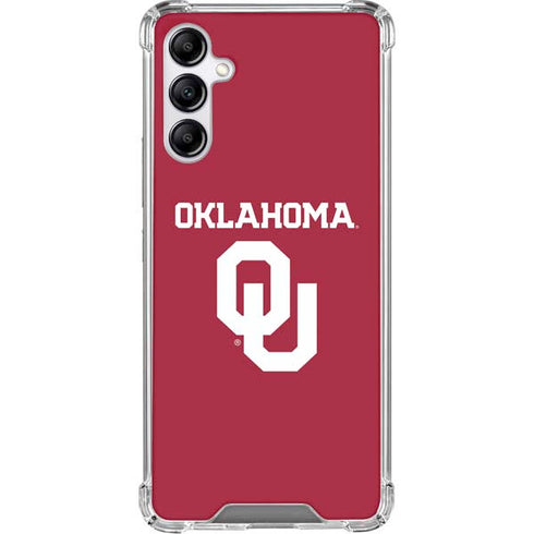 University of Oklahoma Basketball Galaxy A15 5G Clear Case